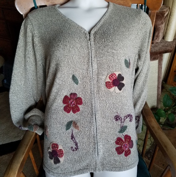 Crazy Horse Sweaters - Awesome zip front Crazy Horse sweater